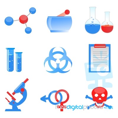 Medical Icons Stock Image