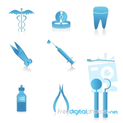 Medical Icons Stock Image