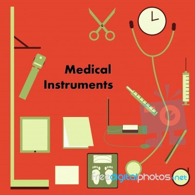 Medical Set Stock Image