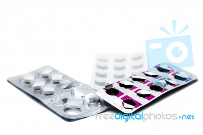 Medicine Package Stock Photo