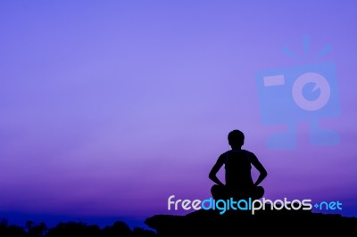 Meditation Stock Photo