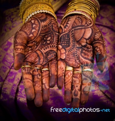 Mehandi Stock Photo