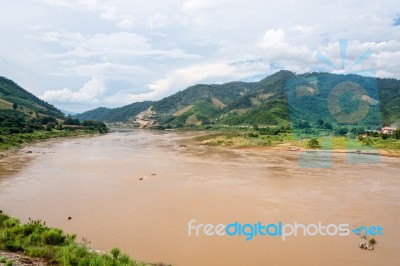 Mekong River Stock Photo