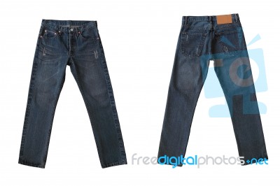 Men's Jeans Stock Photo