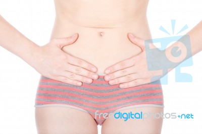 Menstrual Pain Stock Photo