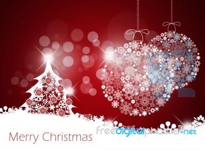 Merry Christmas Background Stock Image