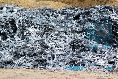 Metal Recycling Stock Photo