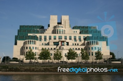 MI6 Building, Vauxhall, South West London Stock Photo