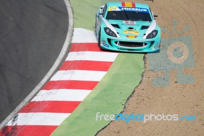 Michelin Ginetta Gt4 Supercup Race March 2014 Stock Photo