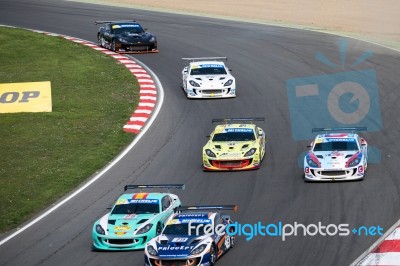 Michelin Ginetta Gt4 Supercup Race March 2014 Stock Photo