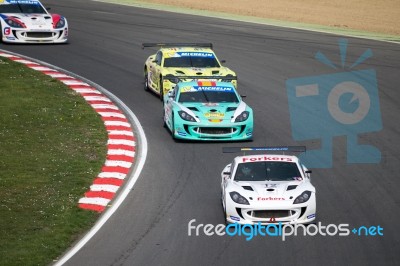 Michelin Ginetta Gt4 Supercup Race March 2014 Stock Photo