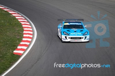 Michelin Ginetta Gt4 Supercup Race March 2014 Stock Photo