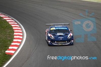 Michelin Ginetta Gt4 Supercup Race March 2014 Stock Photo