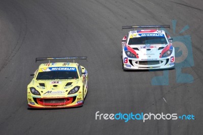 Michelin Ginetta Gt4 Supercup Race March 2014 Stock Photo