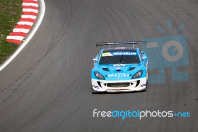 Michelin Ginetta Gt4 Supercup Race March 2014 Stock Photo