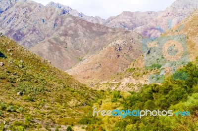 Michell's Pass In Western Cape, South Africa Stock Photo