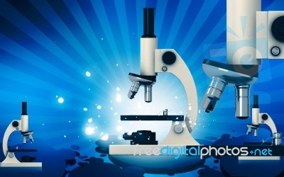 Microscope Stock Image