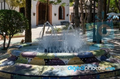 Mijas, Andalucia/spain - July 3 : Fountain In Mijas Andalucia Sp… Stock Photo