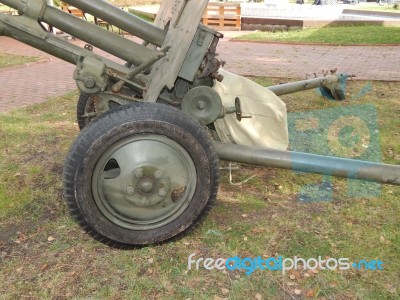 Military Cars, Equipment, Retro Items And Elements Stock Photo