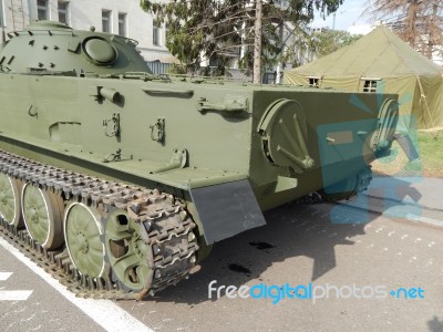 Military Cars, Equipment, Retro Items And Elements  Stock Photo