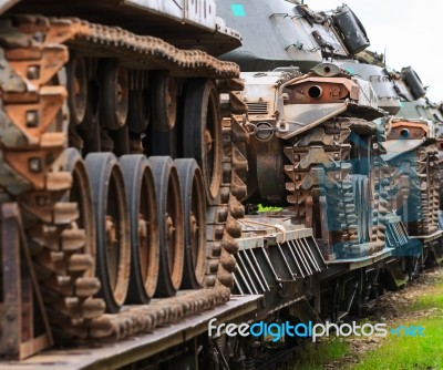 Military Tanks Stock Photo