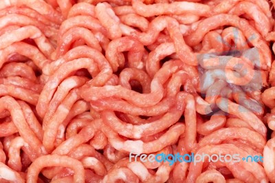 Minced Pork Meat Stock Photo
