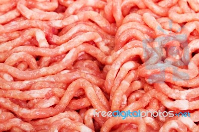Minced Pork Meat Stock Photo