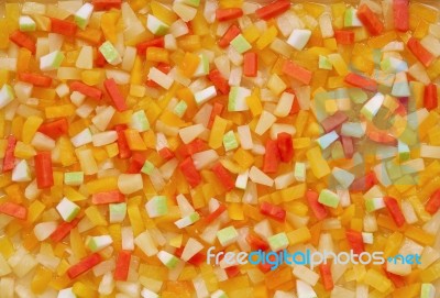 Mixed Fruit Slices Stock Photo