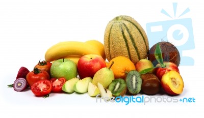 Mixed Fruits Stock Photo