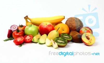Mixed Fruits Stock Photo