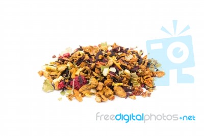 Mixed Loose Forest Fruits As Tea Stock Photo