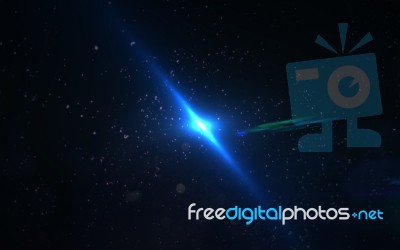 Modern Abstract Beautiful Galaxy And Rays Light Streak Backgroun… Stock Image