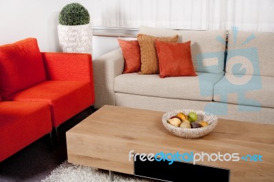 Modern Furniture Design Stock Photo