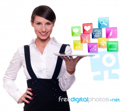 Modern Mobile And Internet Technology Concept Stock Photo