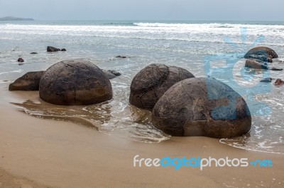 Moeraki Boulders Stock Photo Moeraki Boulders Stock Photo