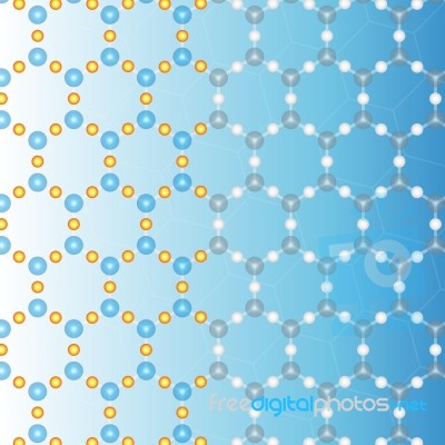 Molecular Background Stock Image