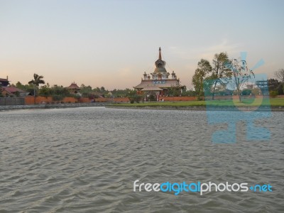 Monastery Lumbini Nepal Stock Photo