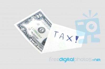 Money For Tax Stock Photo