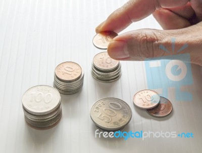 Money Saving Concept Stock Photo