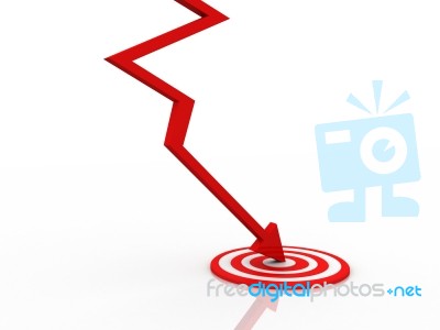 Money Target Stock Image