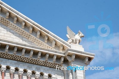 Monte Carlo, Monaco - April 19 ; Cathedral Of St Nicholas In  Mo… Stock Photo
