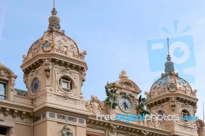 Monte Carlo, Monaco/europe - April 19 :  Roof Detail Of The Casi… Stock Photo