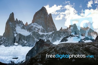 Monte Fitz Roy Stock Photo