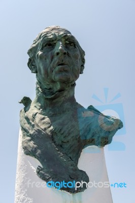 Monument Dedicated To Don Juan De Borbon In Puerto Banus Stock Photo
