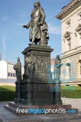 Monument To Baron Freiherr Von Stein In Front Of The Abgeordnete… Stock Photo