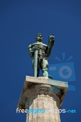 Monument To Duke Zivojin Misic Stock Photo