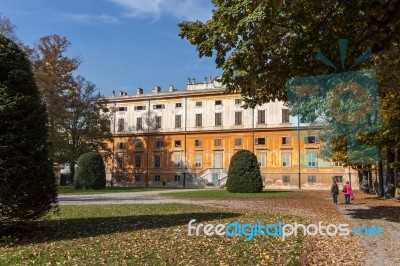 Monza, Italy/uk - October 28 : Two Women Walking In The Grounds Stock Photo