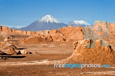 Moon Valley, Atacama, Chile Stock Photo