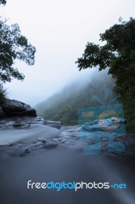 Morans Falls In Tamborine Mountains Stock Photo