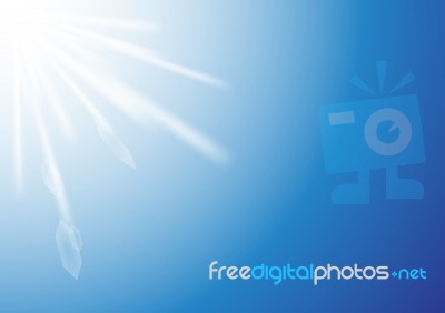 Morning Sunlight Ray Stock Image